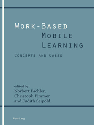 cover image of Work-Based Mobile Learning